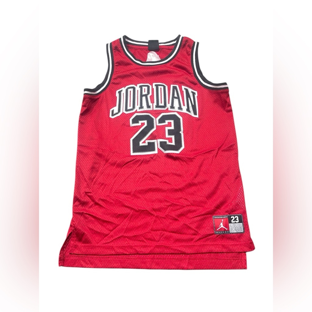 Air Jordan NBA Michael Jordan Brand of Flight Chicago Bulls Jersey Sz Youth L